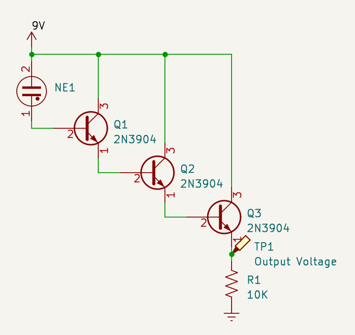 A high current gain transistor amplifier