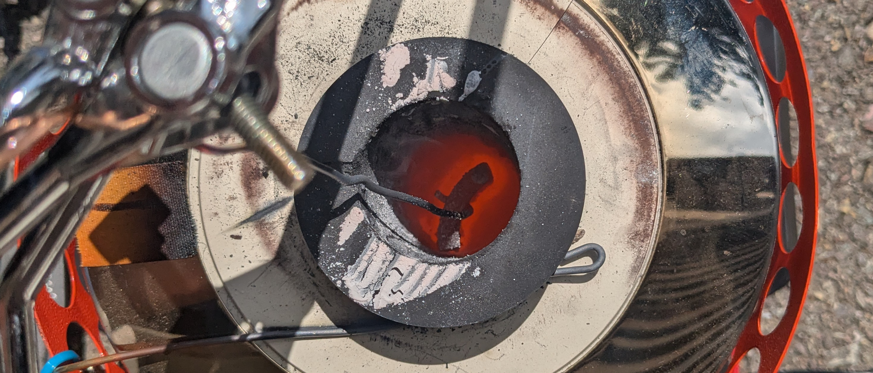 Looking down into the cell