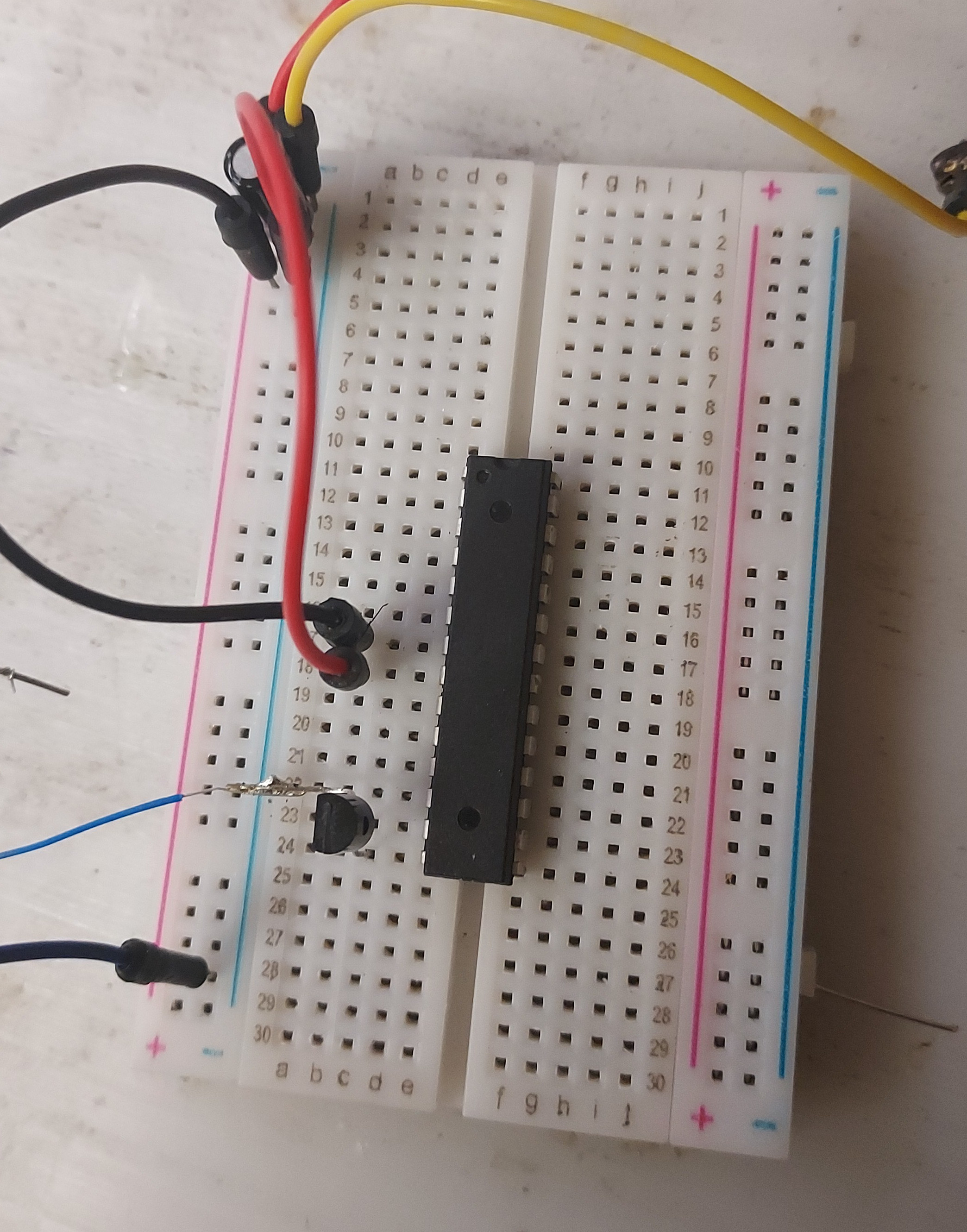 Finished result on bread board