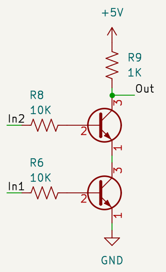 A NAND gate
