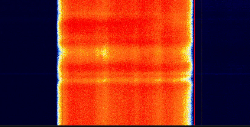 A strong signal with slight amplitude variations