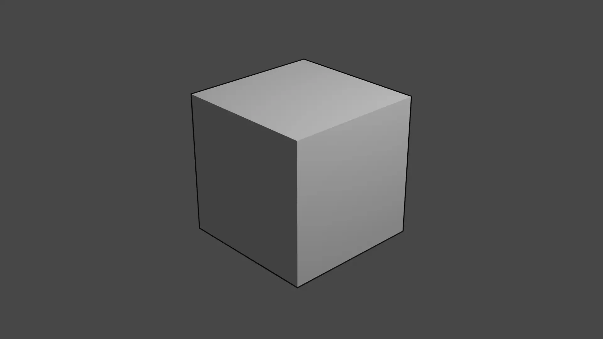 An inverted hull on a lighted cube.