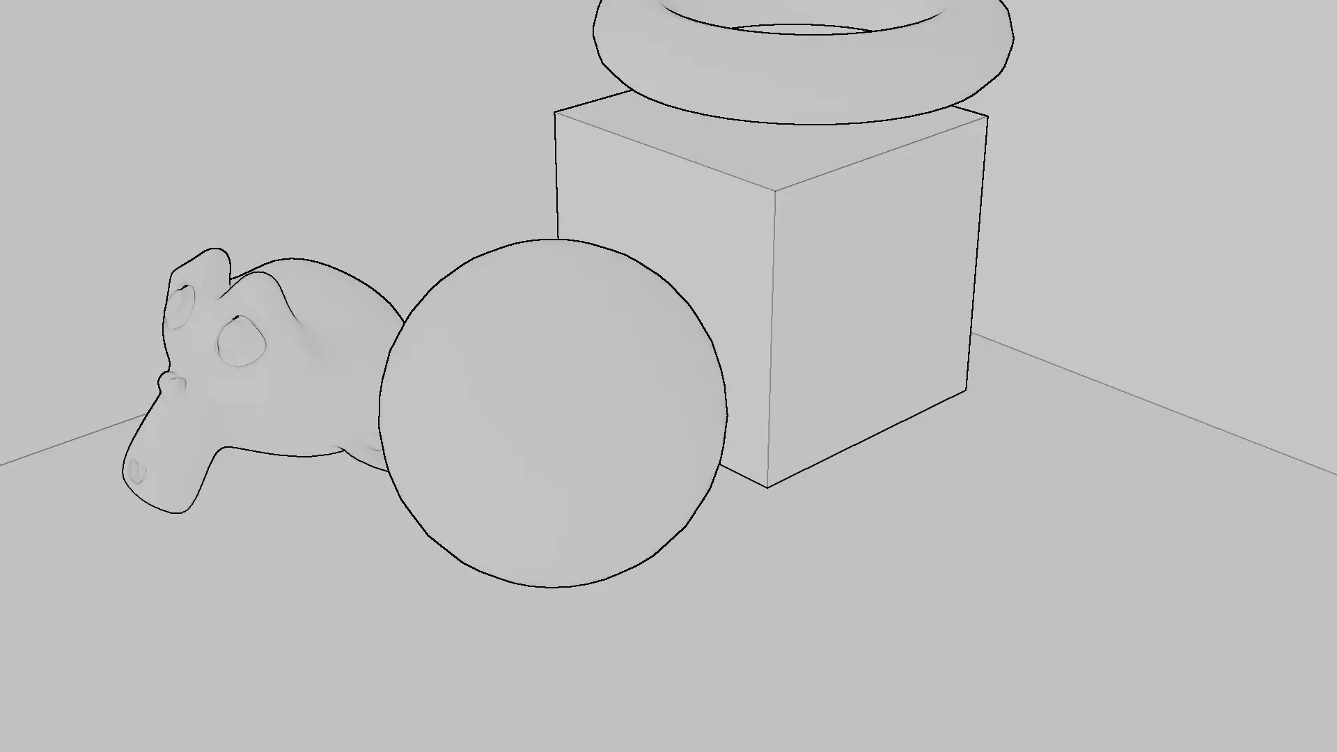 Some Cel shaded objects, unlight